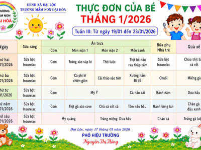 CHÙM ẢNH THỰC ĐƠN DINH DƯỠNG CỦA BÉ-NĂM HỌC 2025-2026 – ảnh 18