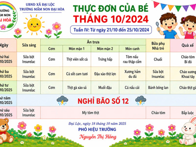 CHÙM ẢNH THỰC ĐƠN DINH DƯỠNG CỦA BÉ-NĂM HỌC 2025-2026 – ảnh 6