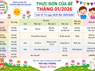 CHÙM ẢNH THỰC ĐƠN DINH DƯỠNG CỦA BÉ-NĂM HỌC 2025-2026 – ảnh 19