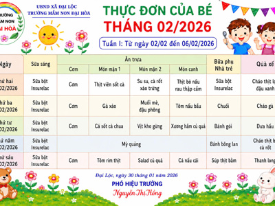 CHÙM ẢNH THỰC ĐƠN DINH DƯỠNG CỦA BÉ-NĂM HỌC 2025-2026 – ảnh 20