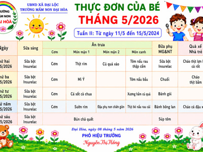 CHÙM ẢNH THỰC ĐƠN DINH DƯỠNG CỦA BÉ-NĂM HỌC 2025-2026 – ảnh 32