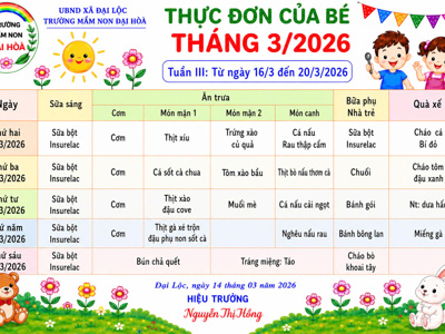 CHÙM ẢNH THỰC ĐƠN DINH DƯỠNG CỦA BÉ-NĂM HỌC 2025-2026 – ảnh 25