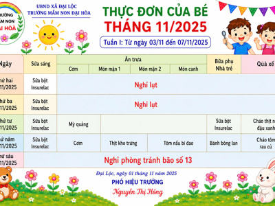 CHÙM ẢNH THỰC ĐƠN DINH DƯỠNG CỦA BÉ-NĂM HỌC 2025-2026 – ảnh 8