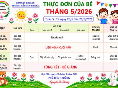 CHÙM ẢNH THỰC ĐƠN DINH DƯỠNG CỦA BÉ-NĂM HỌC 2025-2026 – ảnh 34
