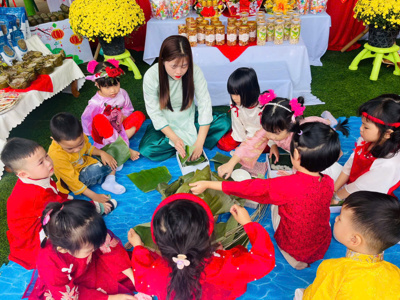 Chùm ảnh_ Ngày hội "Trường MN Đại Hòa- Rực rỡ sắc xuân" – ảnh 7