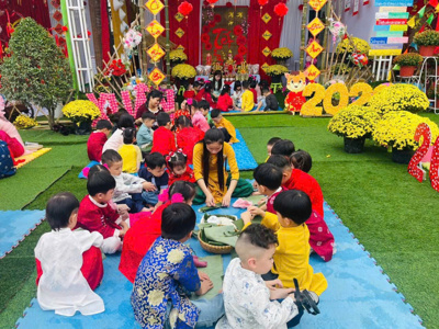 Chùm ảnh_ Ngày hội "Trường MN Đại Hòa- Rực rỡ sắc xuân" – ảnh 5