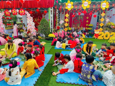 Chùm ảnh_ Ngày hội "Trường MN Đại Hòa- Rực rỡ sắc xuân" – ảnh 4