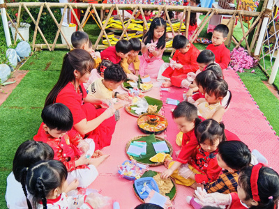 Chùm ảnh_ Ngày hội "Trường MN Đại Hòa- Rực rỡ sắc xuân" – ảnh 14