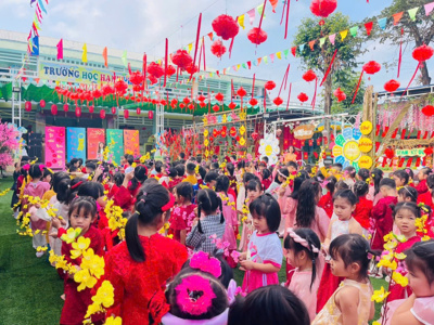 Chùm ảnh_ Ngày hội "Trường MN Đại Hòa- Rực rỡ sắc xuân" – ảnh 2