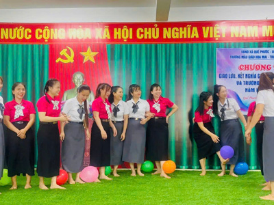 ẢNH_ GIAO LƯU KẾT NGHĨA TRƯỜNG MN ĐẠI HÒA_MẪU GIÁO HOA MAI – ảnh 11