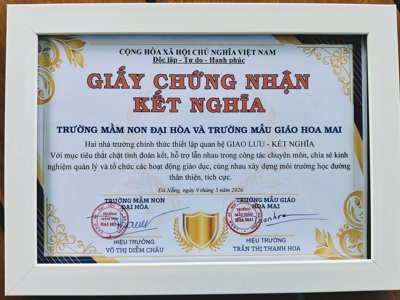 ẢNH_ GIAO LƯU KẾT NGHĨA TRƯỜNG MN ĐẠI HÒA_MẪU GIÁO HOA MAI – ảnh 7