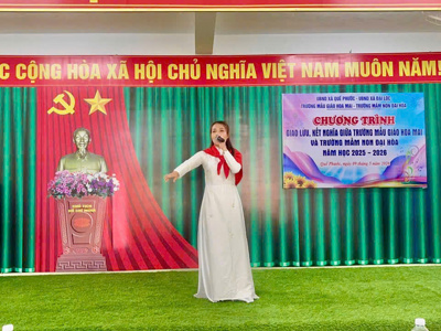 ẢNH_ GIAO LƯU KẾT NGHĨA TRƯỜNG MN ĐẠI HÒA_MẪU GIÁO HOA MAI – ảnh 6