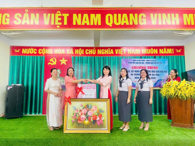 ẢNH_ GIAO LƯU KẾT NGHĨA TRƯỜNG MN ĐẠI HÒA_MẪU GIÁO HOA MAI – ảnh 2