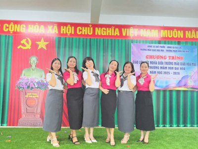 ẢNH_ GIAO LƯU KẾT NGHĨA TRƯỜNG MN ĐẠI HÒA_MẪU GIÁO HOA MAI – ảnh 17