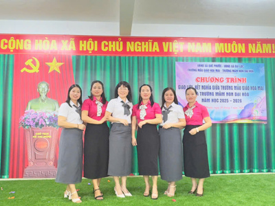 ẢNH_ GIAO LƯU KẾT NGHĨA TRƯỜNG MN ĐẠI HÒA_MẪU GIÁO HOA MAI – ảnh 15