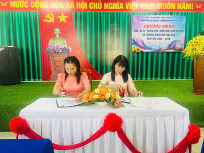 ẢNH_ GIAO LƯU KẾT NGHĨA TRƯỜNG MN ĐẠI HÒA_MẪU GIÁO HOA MAI – ảnh 5