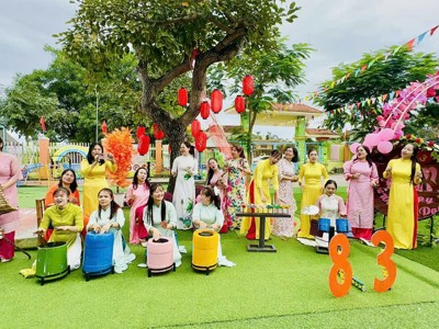 NGÀY HỘI MẦM NON ĐẠI HÒA RỰC RỠ SẮC XUÂN
