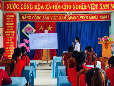 Chùm ảnh tập huấn vệ sinh an toàn thực phẩm tại trường MN Đại Hòa – ảnh 2