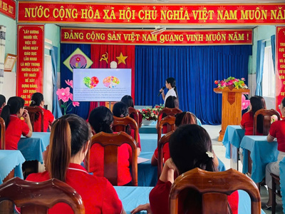 Chùm ảnh tập huấn vệ sinh an toàn thực phẩm tại trường MN Đại Hòa – ảnh 1