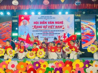 TRƯỜNG MẦM NON ĐẠI HÒA TỔ CHỨC ĐÊM VĂN NGHỆ “RẠNG RỠ VIỆT NAM” MỪNG KỶ NIỆM 121 NĂM  SINH NHẬT BÁC 19-5-2026 – ảnh 8