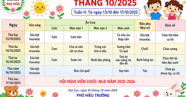 CHÙM ẢNH THỰC ĐƠN DINH DƯỠNG CỦA BÉ-NĂM HỌC 2025-2026 - Ảnh 6