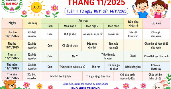 CHÙM ẢNH THỰC ĐƠN DINH DƯỠNG CỦA BÉ-NĂM HỌC 2025-2026 - Ảnh 10