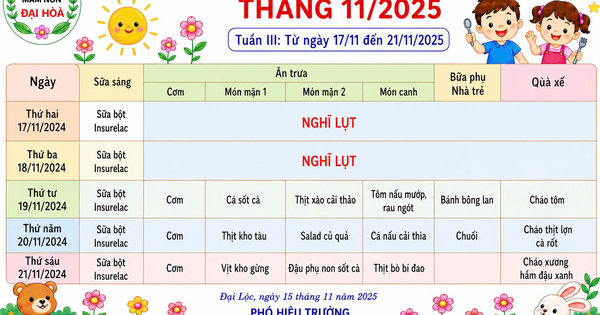 CHÙM ẢNH THỰC ĐƠN DINH DƯỠNG CỦA BÉ-NĂM HỌC 2025-2026 - Ảnh 11