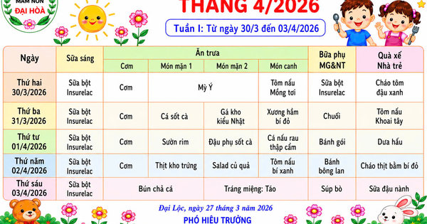 CHÙM ẢNH THỰC ĐƠN DINH DƯỠNG CỦA BÉ-NĂM HỌC 2025-2026 - Ảnh 28