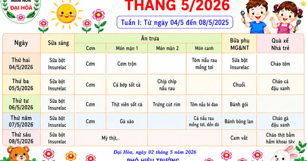 CHÙM ẢNH THỰC ĐƠN DINH DƯỠNG CỦA BÉ-NĂM HỌC 2025-2026 - Ảnh 32