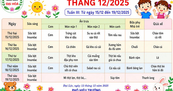 CHÙM ẢNH THỰC ĐƠN DINH DƯỠNG CỦA BÉ-NĂM HỌC 2025-2026 - Ảnh 15