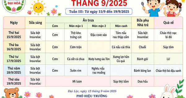 CHÙM ẢNH THỰC ĐƠN DINH DƯỠNG CỦA BÉ-NĂM HỌC 2025-2026 - Ảnh 3