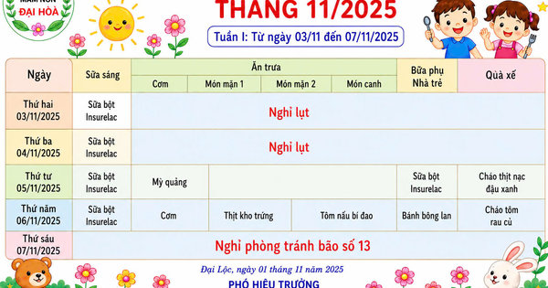 CHÙM ẢNH THỰC ĐƠN DINH DƯỠNG CỦA BÉ-NĂM HỌC 2025-2026 - Ảnh 9