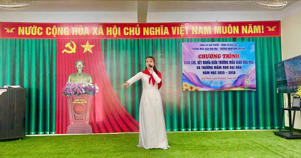 ẢNH_ GIAO LƯU KẾT NGHĨA TRƯỜNG MN ĐẠI HÒA_MẪU GIÁO HOA MAI - Ảnh 7