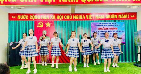 ẢNH_ GIAO LƯU KẾT NGHĨA TRƯỜNG MN ĐẠI HÒA_MẪU GIÁO HOA MAI - Ảnh 20