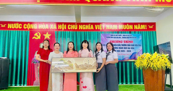 ẢNH_ GIAO LƯU KẾT NGHĨA TRƯỜNG MN ĐẠI HÒA_MẪU GIÁO HOA MAI - Ảnh 4