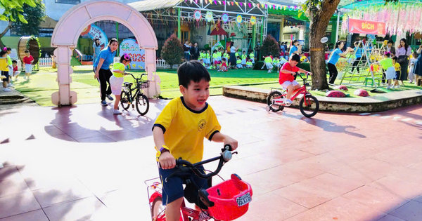 Chùm ảnh ngày hội dinh dưỡng và vận động của bé