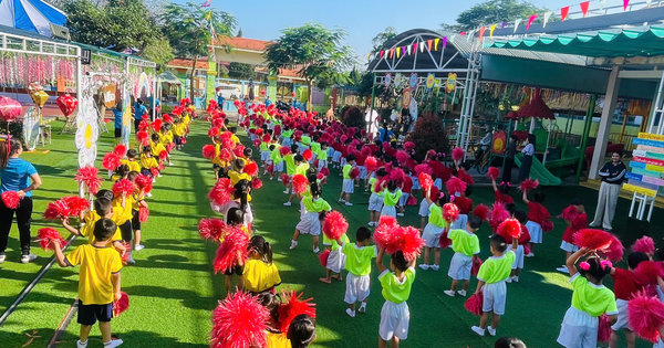 Chùm ảnh ngày hội dinh dưỡng và vận động của bé - Ảnh 1