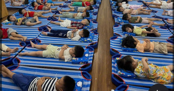 Ảnh bài viết: Giấc ngủ trưa tại trường 