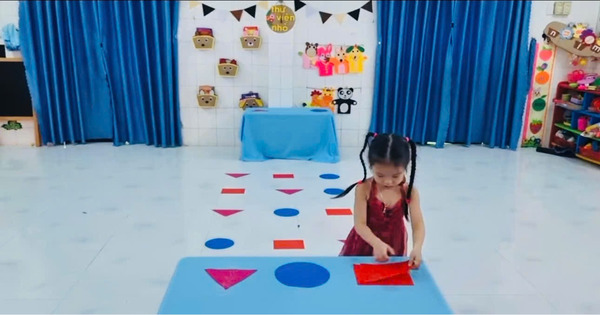  Trò Chơi vận động: Nhảy theo hình 🟡🟦🔺️LỚP: NHỠ 2