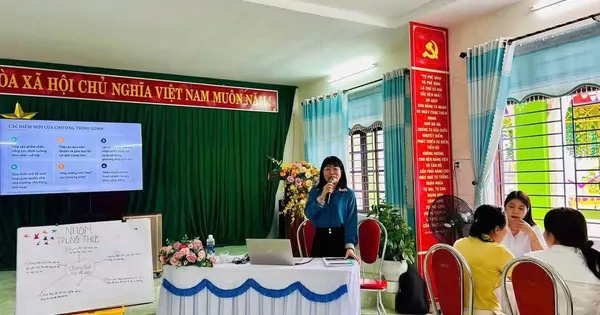 TRƯỜNG MẦM NON ĐẠI HÒA BỒI DƯỠNG CHƯƠNG TRÌNH GIÁO DỤC MẦM NON THÍ ĐIỂM TẠI PHÂN HIỆU 