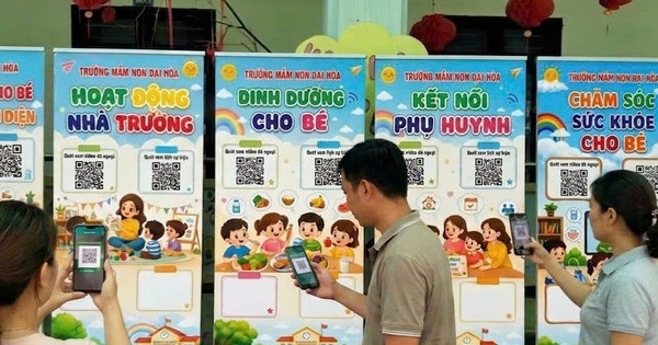 Ảnh bài viết: ĐẨY MẠNH CHUYỂN ĐỔI SỐ, KẾT NỐI THÔNG TIN ĐẾN PHỤ HUYNH QUA MÃ QR