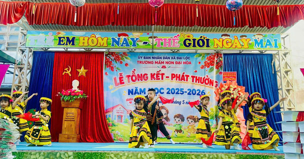 LỄ TỔNG KẾT VÀ PHÁT THƯỞNG NĂM HỌC 2025 - 2026 TẠI TRƯỜNG MẦM NON ĐẠI HÒA