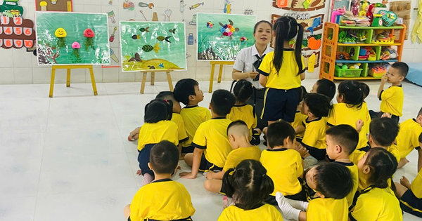 Ảnh bài viết: Tổ mẫu giáo Nhỡ tổ chức chuyên đề Phát triển thẩm mỹ với hoạt động Tạo Hình