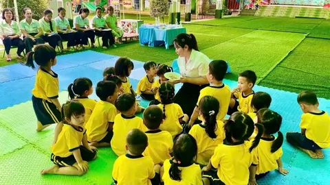 Lớp Nhỡ 2: HOẠT ĐỘNG TRẢI NGHIỆM: BÉ TRỒNG VÀ THU HOẠCH GIÁ ĐỖ 🌱