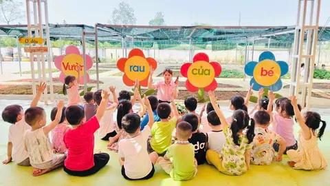 LỚP NHỠ 2🌱🥕 KHÁM PHÁ KHOA HỌC: RAU CỦ XUNG QUANH BÉ 🥦🌽