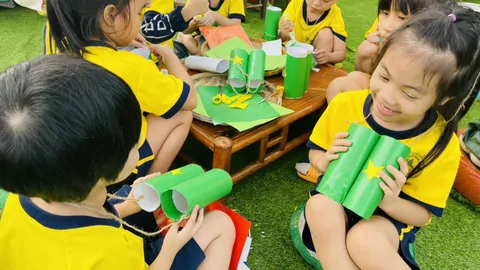 BÉ VUI TRẢI NGHIỆM- TỰ HÀO CHÚ BỘ ĐỘI LỚP LỚN 1