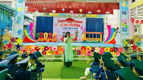 LỄ RA TRƯỜNG CHO TRẺ 5 TUỔI, NĂM HỌC 2025-2026