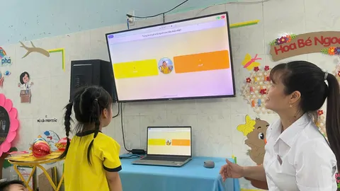 Tiết dạy ƯDCNTT vào hoạt động LQVH