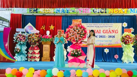 TRƯỜNG MẦM NON ĐẠI HÒA TỔ CHỨC LỄ KHAI GIẢNG   NĂM HỌC: 2025-2026