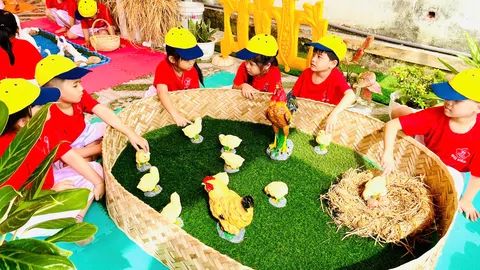 LỚP LỚN 1 -KHÁM PHÁ NÔNG TRẠI VUI VẺ